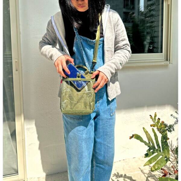 スヌーピー ショルダーバッグ カーキ SNOOPY