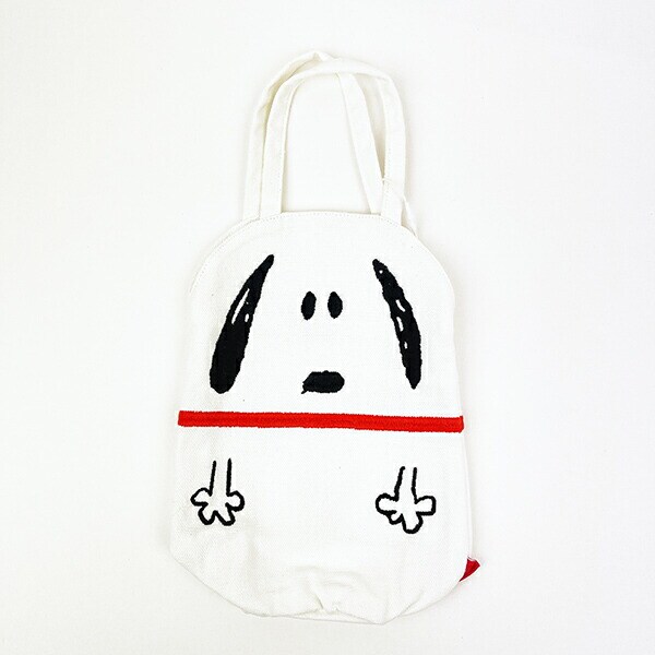 スヌーピー 3サイズトートバッグ＆ポーチ・チャーム 5点セット (ホワイト) SNOOPY ROOTOTE ルートート コラボ
