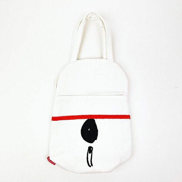 スヌーピー 3サイズトートバッグ＆ポーチ・チャーム 5点セット (ホワイト) SNOOPY ROOTOTE ルートート コラボ