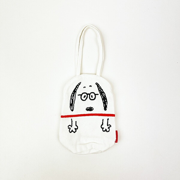 スヌーピー 3サイズトートバッグ＆ポーチ・チャーム 5点セット (ホワイト) SNOOPY ROOTOTE ルートート コラボ