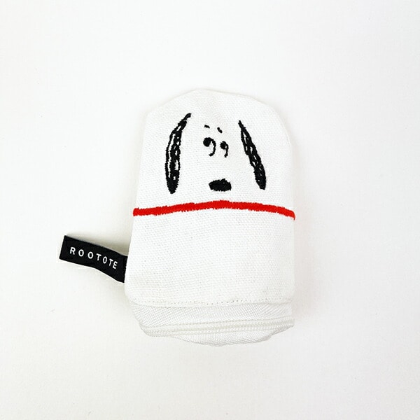 スヌーピー 3サイズトートバッグ＆ポーチ・チャーム 5点セット (ホワイト) SNOOPY ROOTOTE ルートート コラボ