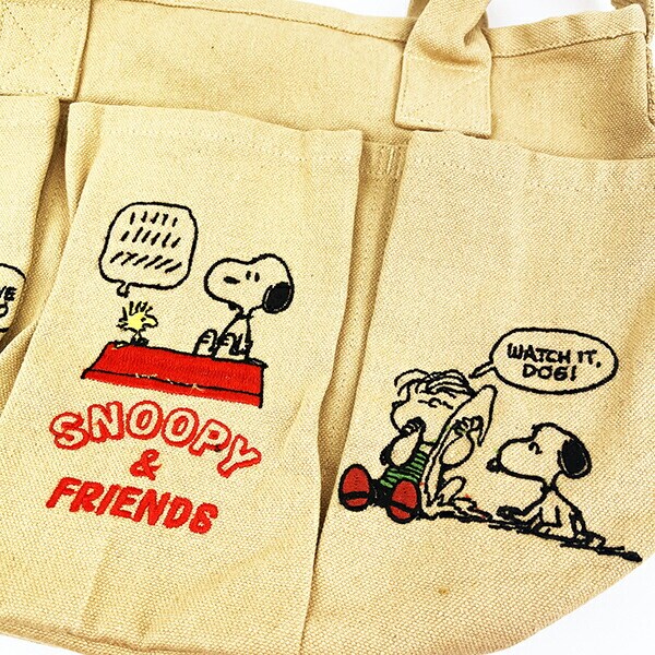 スヌーピー バケツ型2WAYトートバッグ ベージュ ショルダーバッグ ROOTOTE ルートート コラボ SNOOPY