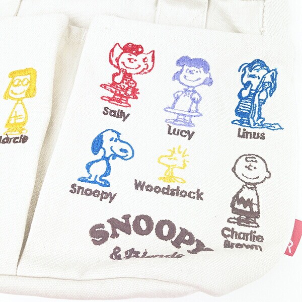 スヌーピー バケツ型2WAYミニトートバッグ アイボリー ショルダーバッグ ROOTOTE ルートート コラボ SNOOPY
