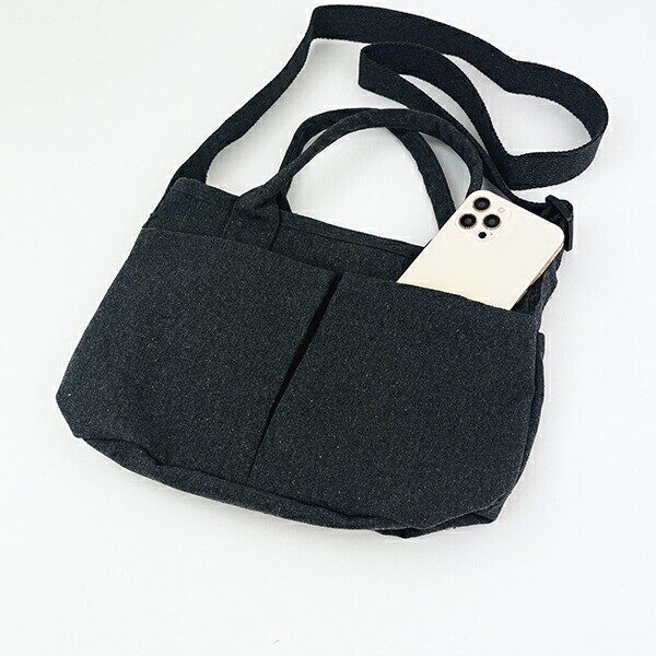 スヌーピー バケツ型2WAYミニトートバッグ ダークグレー ショルダーバッグ ROOTOTE ルートート コラボ SNOOPY