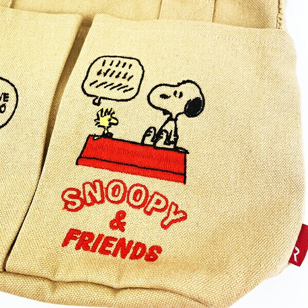 スヌーピー バケツ型2WAYミニトートバッグ ベージュ ショルダーバッグ ROOTOTE ルートート コラボ SNOOPY