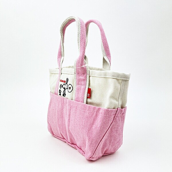 スヌーピー トートバッグ(S) (ピンク) ランチ SNOOPY ROOTOTE ルートート コラボ