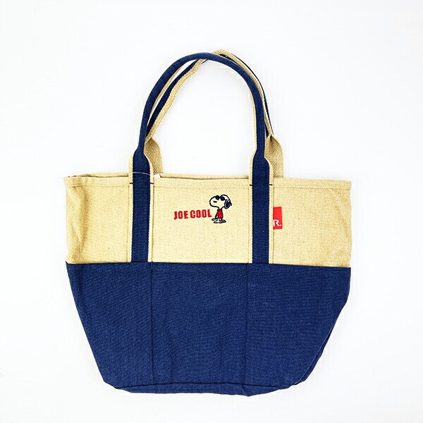 スヌーピー トートバッグ(M) (ネイビー) ランチ SNOOPY ROOTOTE ルートート コラボ
