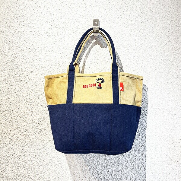 スヌーピー トートバッグ(M) (ネイビー) ランチ SNOOPY ROOTOTE ルートート コラボ