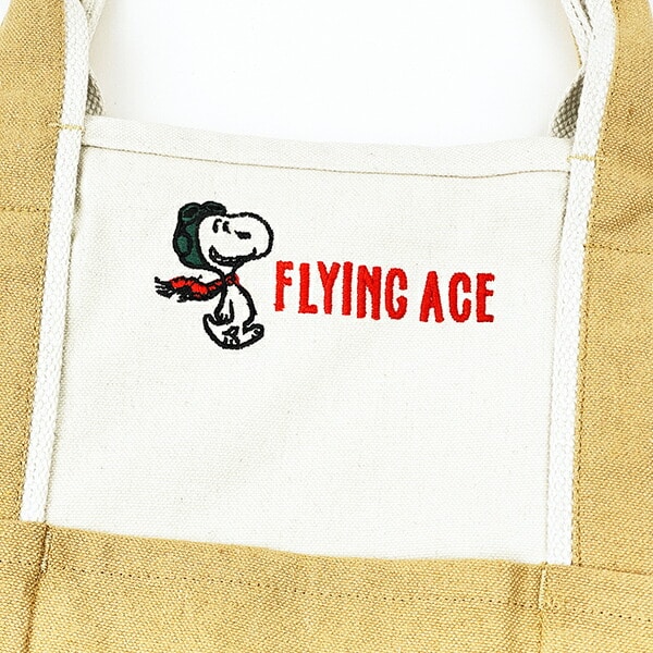 スヌーピー トートバッグ(M) (ブラウン) ランチ SNOOPY ROOTOTE ルートート コラボ