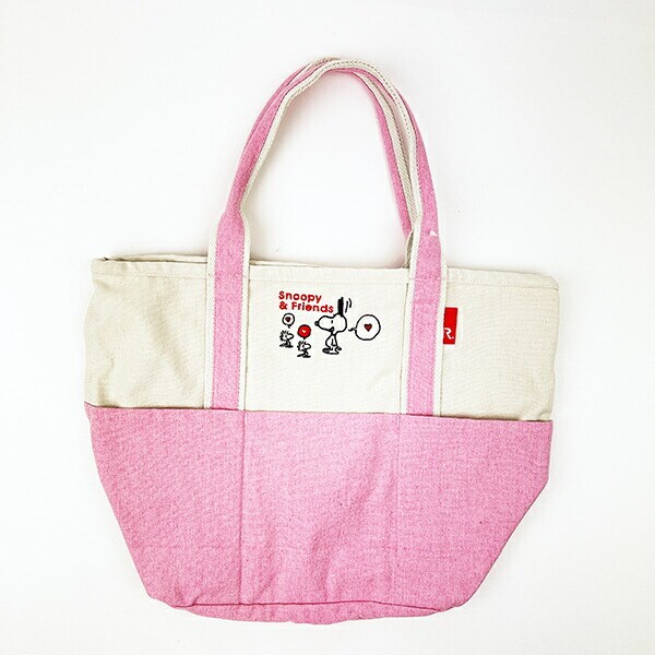 スヌーピー トートバッグ(M) (ピンク) ランチ SNOOPY ROOTOTE ルートート コラボ