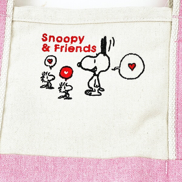 スヌーピー トートバッグ(M) (ピンク) ランチ SNOOPY ROOTOTE ルートート コラボ
