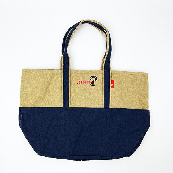 スヌーピー トートバッグ(L) (ネイビー) ランチ SNOOPY ROOTOTE ルートート コラボ