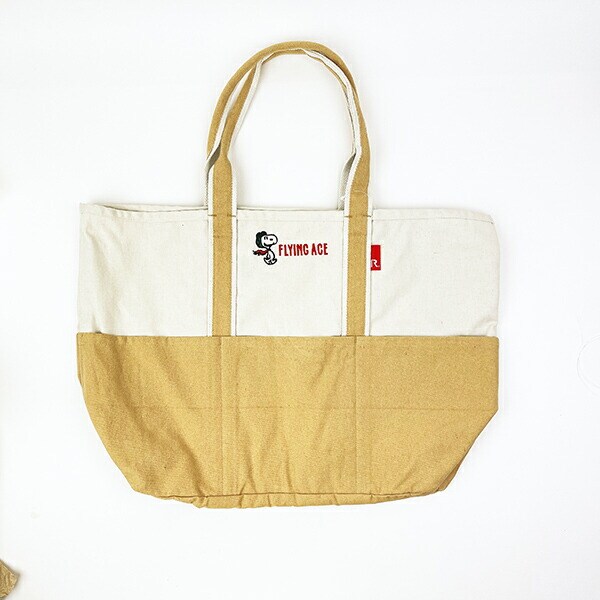 スヌーピー トートバッグ(L) (ブラウン) ランチ SNOOPY ROOTOTE ルートート コラボ
