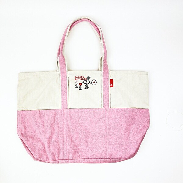 スヌーピー トートバッグ(L) (ピンク) ランチ SNOOPY ROOTOTE ルートート コラボ