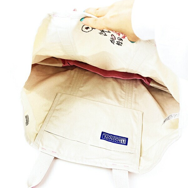 スヌーピー トートバッグ(L) (ピンク) ランチ SNOOPY ROOTOTE ルートート コラボ