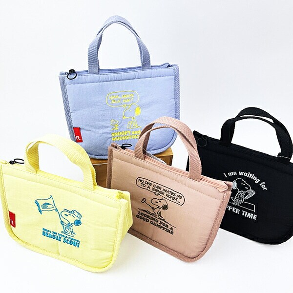 スヌーピー SUPPER TIME 簡易保冷ランチトートバッグ SNOOPY ROOTOTE ルートート コラボ