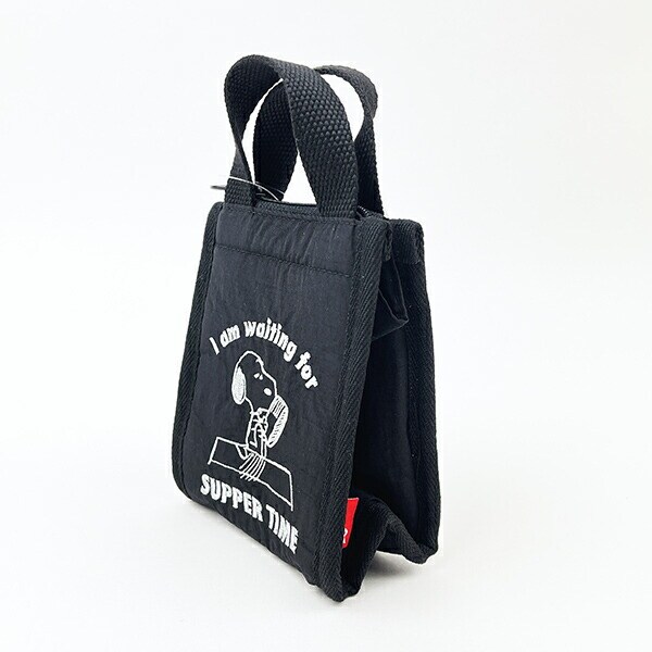 スヌーピー SUPPER TIME 簡易保冷ミニトートバッグ ランチ SNOOPY ROOTOTE ルートート コラボ