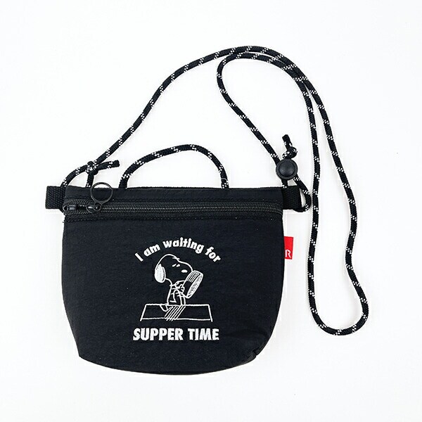 スヌーピー SUPPER TIME 簡易保冷サコッシュ ショルダーバッグーバッグ SNOOPY ROOTOTE