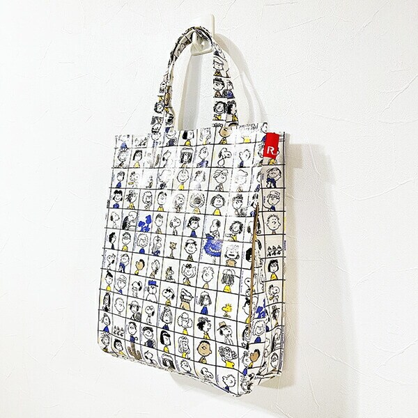 スヌーピー 70th スクエアトートバッグ ブロック SNOOPY ROOTOTE ルートート コラボ