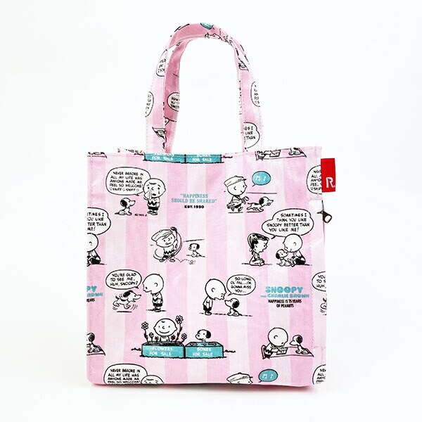 スヌーピー スクエアトートバッグ(小) 50ｓ SNOOPY ROOTOTE ルートート コラボ
