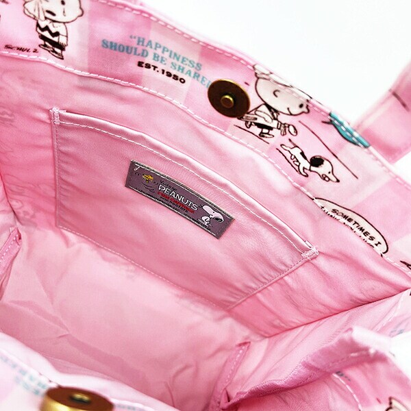 スヌーピー スクエアトートバッグ(小) 50ｓ SNOOPY ROOTOTE ルートート コラボ