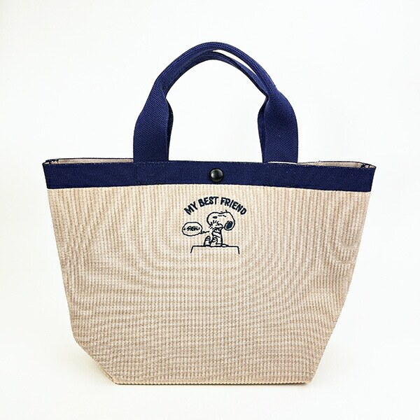 スヌーピー ルフル トートバッグ ネイビー ランチ SNOOPY ROOTOTE ルートート コラボ