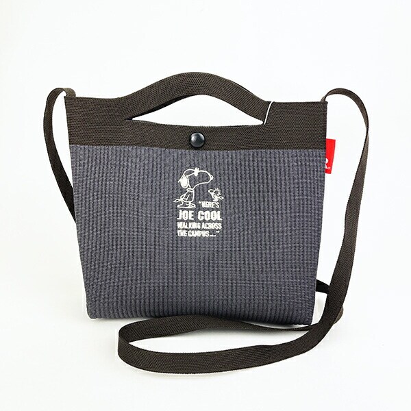 スヌーピー ルフル ショルダーバッグ グレー SNOOPY ROOTOTE ルートート コラボ