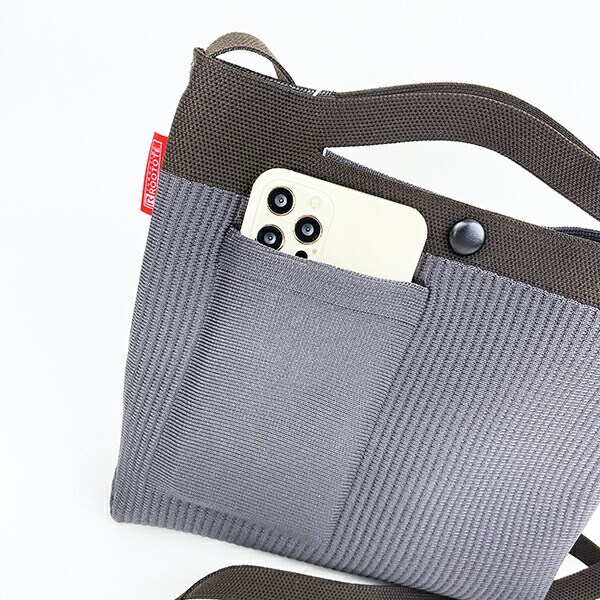 スヌーピー ルフル ショルダーバッグ グレー SNOOPY ROOTOTE ルートート コラボ