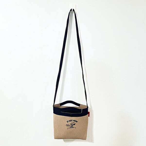 スヌーピー ルフル ショルダーバッグ ネイビー SNOOPY ROOTOTE ルートート コラボ