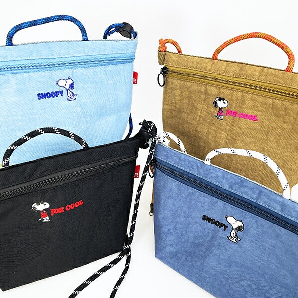 スヌーピー サコッシュ ブラック ショルダーバッグ SNOOPY ROOTOTE ルートート コラボ