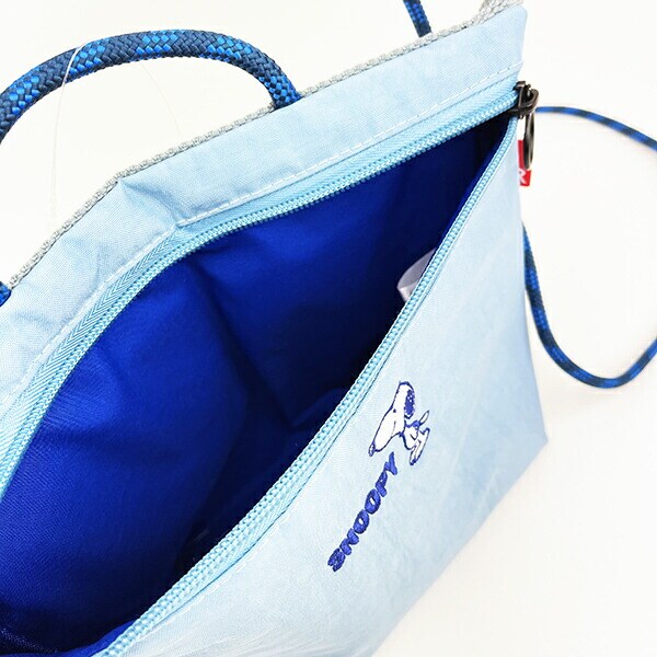 スヌーピー サコッシュ サックス ショルダーバッグ SNOOPY ROOTOTE ルートート コラボ