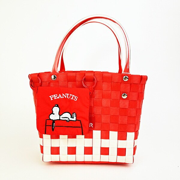 スヌーピー ドッグハウス バスケットトートバッグ SNOOPY ROOTOTE ルートート コラボ