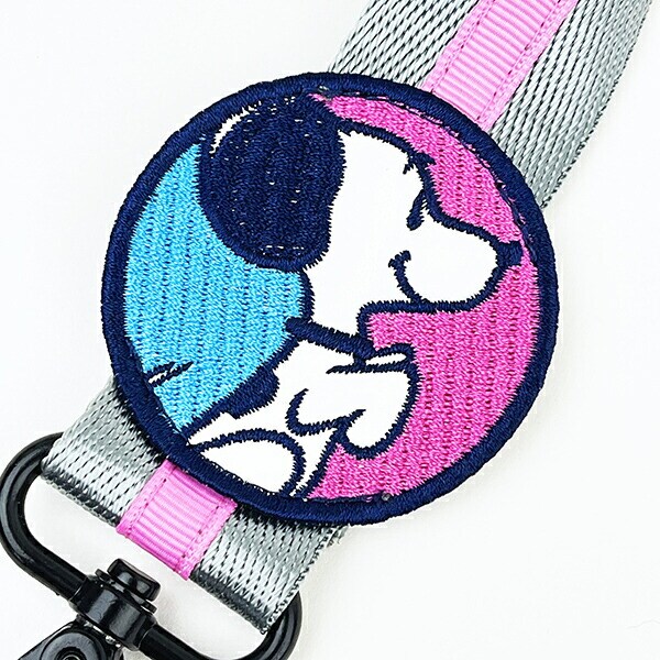 スヌーピー ショルダーバッグストラップ (ピンク×シルバー) PEANUTS 75th ROOTOTE SNOOPY