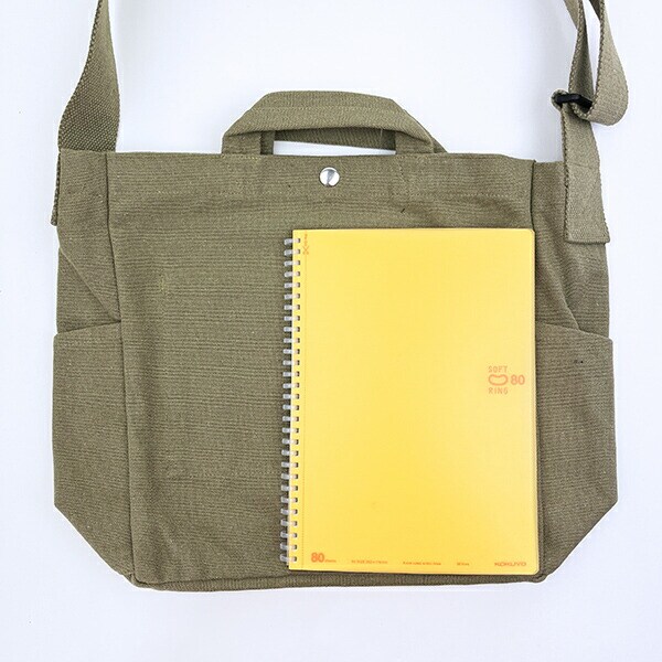 スヌーピー 2WAYショルダートートバッグ カーキ ROOTOTE ルートート コラボ SNOOPY