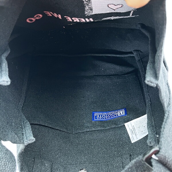 スヌーピー 2WAYショルダートートバッグ グレー ROOTOTE ルートート コラボ SNOOPY