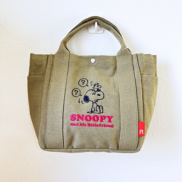 スヌーピー ランチトートバッグ カーキ ROOTOTE ルートート コラボ SNOOPY