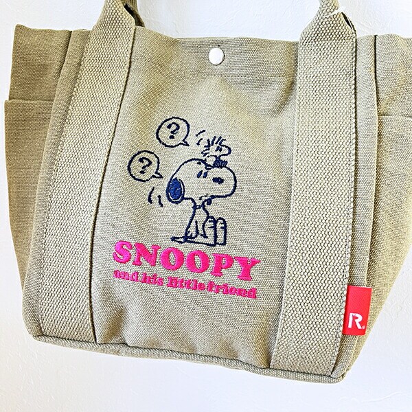 スヌーピー ランチトートバッグ カーキ ROOTOTE ルートート コラボ SNOOPY