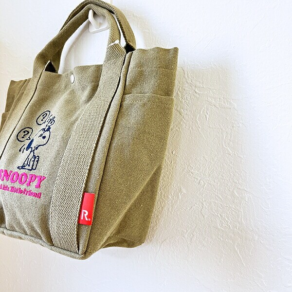 スヌーピー ランチトートバッグ カーキ ROOTOTE ルートート コラボ SNOOPY