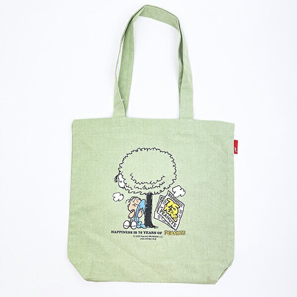 スヌーピー チャーリーブラウン トートバッグ トール ミント PEANUTS 75th ROOTOTE ルートート SNOOPY