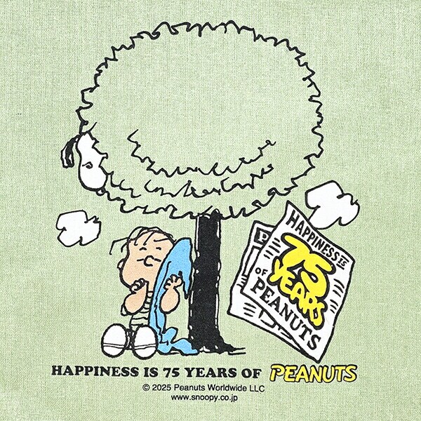 スヌーピー チャーリーブラウン トートバッグ トール ミント PEANUTS 75th ROOTOTE ルートート SNOOPY