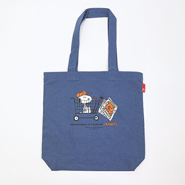 スヌーピー トートバッグ トール ブルー PEANUTS 75th ROOTOTE ルートート SNOOPY