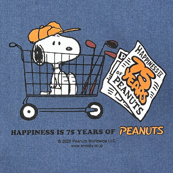スヌーピー トートバッグ トール ブルー PEANUTS 75th ROOTOTE ルートート SNOOPY