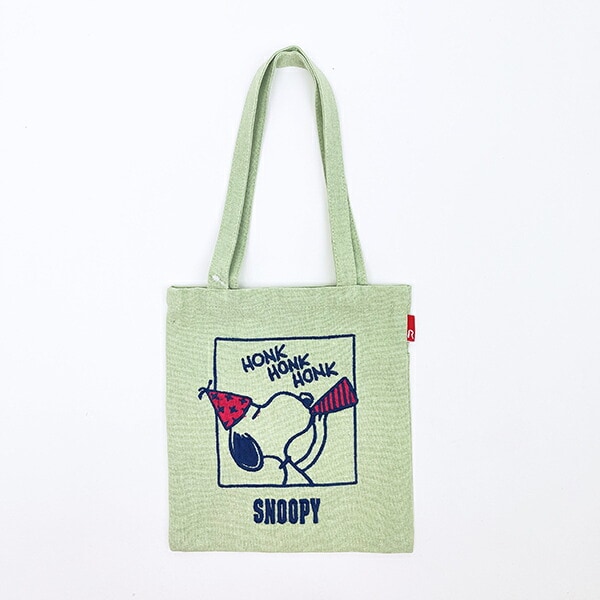 スヌーピー ミニトートバッグ ベビールー ミント PEANUTS 75th ROOTOTE ルートート SNOOPY