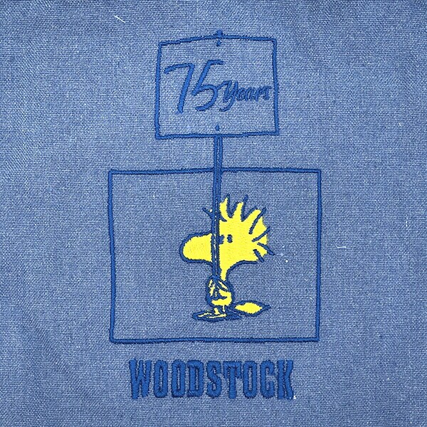 スヌーピー ウッドストック ミニトートバッグ ブルー PEANUTS 75th ROOTOTE ルートート SNOOPY