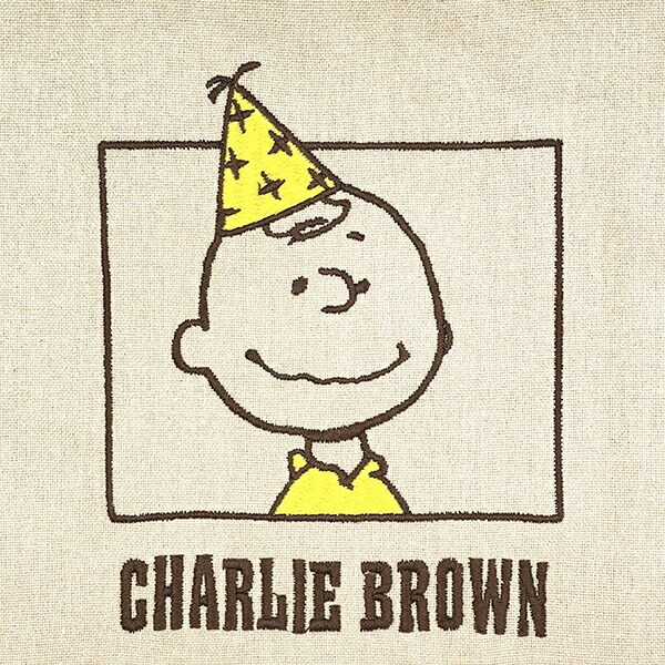 スヌーピー チャーリーブラウン ミニトートバッグ ベージュ PEANUTS 75th ROOTOTE SNOOPY