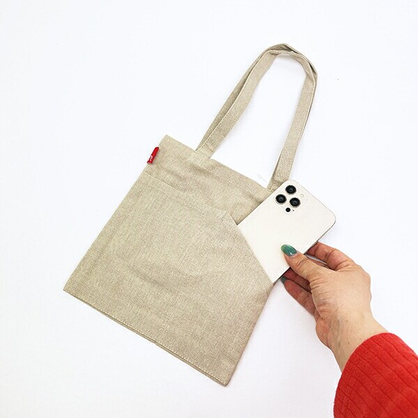 スヌーピー チャーリーブラウン ミニトートバッグ ベージュ PEANUTS 75th ROOTOTE SNOOPY