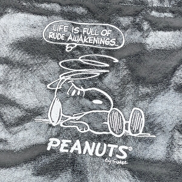 スヌーピー A4トートバッグ ブラック PEANUTS 75th ROOTOTE ルートート コラボ SNOOPY