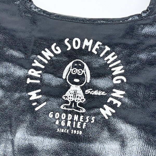 スヌーピー 2WAYショルダーバッグ ブラック PEANUTS 75th ROOTOTE ルートート コラボ SNOOPY