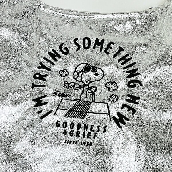 スヌーピー 2WAYショルダーバッグ シルバー PEANUTS 75th ROOTOTE ルートート コラボ SNOOPY