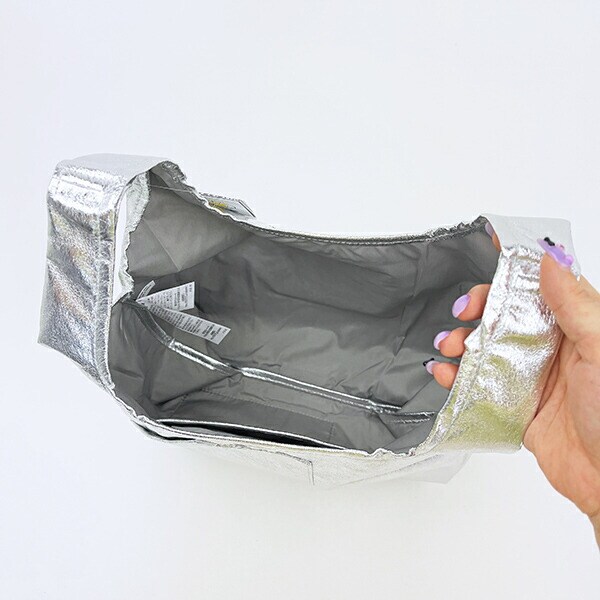 スヌーピー 2WAYショルダーバッグ シルバー PEANUTS 75th ROOTOTE ルートート コラボ SNOOPY